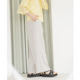 美脚イージーワイドパンツ【洗濯機OK 防シワ加工 ストレッチ】《SS～LL | OPAQUE.CLIP | 詳細画像17 