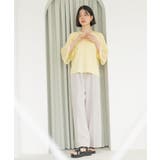 美脚イージーワイドパンツ【洗濯機OK 防シワ加工 ストレッチ】《SS～LL | OPAQUE.CLIP | 詳細画像18 