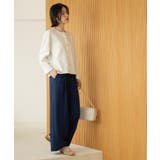 美脚イージーワイドパンツ【洗濯機OK 防シワ加工 ストレッチ】《SS～LL | OPAQUE.CLIP | 詳細画像25 