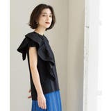 【UVケア/接触冷感】アシメフリルドッキングカットソー《洗濯機OK》 | OPAQUE.CLIP | 詳細画像11