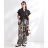 【ストレッチ 防シワ 洗濯機OK】スキッパーブラウス《SS~LL | OPAQUE.CLIP | 詳細画像34