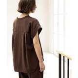 【ストレッチ 防シワ 洗濯機OK】スキッパーブラウス《SS~LL | OPAQUE.CLIP | 詳細画像12