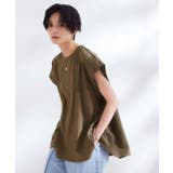【接触冷感】バックフレアドッキングカットソー《洗濯機OK》 | OPAQUE.CLIP | 詳細画像8