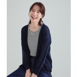 ブルー(093) | 【高レビュー/洗える/8分袖/】大人のシアーカーディガン | SHOO・LA・RUE