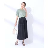 【UV】大人上品な 配色ステッチ フレアスカート | SHOO・LA・RUE | 詳細画像21 