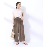 【洗える/UV】無理せずキレイ 着まわししやすい 大人のバンドカラーブラウス | SHOO・LA・RUE | 詳細画像8