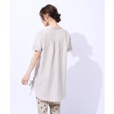 サイドリボンがほんのり甘い 大人のスキッパーチュニック | SHOO・LA・RUE | 詳細画像10