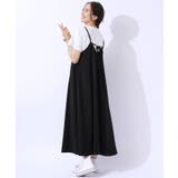 ブラック(019) | 後ろ姿も抜かりなく バックリボンキャミワンピース | SHOO・LA・RUE