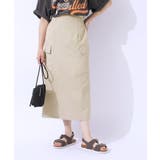 【洗える/UV】ウエストがキレイに見える カーゴナロースカ―ト | SHOO・LA・RUE | 詳細画像5
