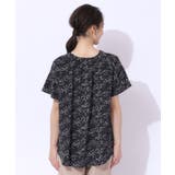 【高レビュー/無理せずキレイ】線画フラワーが目を惹く フェミニンブラウス | SHOO・LA・RUE | 詳細画像15