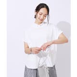 【高レビュー/UV】さらりと大人カジュアルな装いに 抜け襟Tシャツ | SHOO・LA・RUE | 詳細画像13