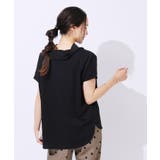【高レビュー/UV】さらりと大人カジュアルな装いに 抜け襟Tシャツ | SHOO・LA・RUE | 詳細画像2