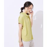 【高レビュー/UV】さらりと大人カジュアルな装いに 抜け襟Tシャツ | SHOO・LA・RUE | 詳細画像10