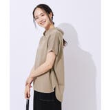 【高レビュー/UV】さらりと大人カジュアルな装いに 抜け襟Tシャツ | SHOO・LA・RUE | 詳細画像6