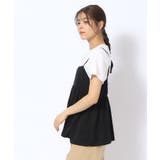 【2点セット】ギャザーキャミソール+Tシャツ | SHOO・LA・RUE | 詳細画像2