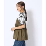 【2点セット】ギャザーキャミソール+Tシャツ | SHOO・LA・RUE | 詳細画像8
