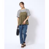 【2点セット】ギャザーキャミソール+Tシャツ | SHOO・LA・RUE | 詳細画像11