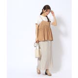 【2点セット】ギャザーキャミソール+Tシャツ | SHOO・LA・RUE | 詳細画像19