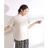 【高レビュー/洗える/UV】大人カジュアル 抜け襟Tシャツ | SHOO・LA・RUE | 詳細画像9