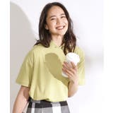 イエロー(025) | 【高レビュー/洗える/UV】大人カジュアル 抜け襟Tシャツ | SHOO・LA・RUE