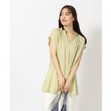 【無理せずキレイ】レーヨン麻スキッパーブラウス | SHOO・LA・RUE | 詳細画像16