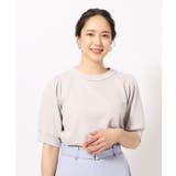 衿パール調釦お袖ふんわり五分袖トップス | SHOO・LA・RUE | 詳細画像5