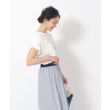 1枚でサマ見え シフォンレイヤード 転写プリントTシャツ | SHOO・LA・RUE | 詳細画像14
