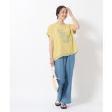 1枚でサマ見え シフォンレイヤード 転写プリントTシャツ | SHOO・LA・RUE | 詳細画像19