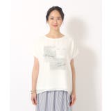 1枚でサマ見え シフォンレイヤード 転写プリントTシャツ | SHOO・LA・RUE | 詳細画像21