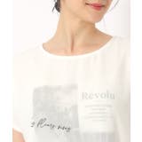 1枚でサマ見え シフォンレイヤード 転写プリントTシャツ | SHOO・LA・RUE | 詳細画像24