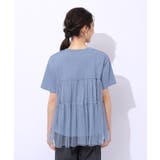 着るだけで華やかな ドットチュールドッキングTシャツ | SHOO・LA・RUE | 詳細画像19