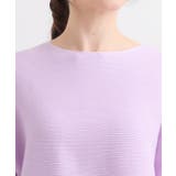 【洗濯機可/体型カバー】お袖ボタン リブドルマンニット | SHOO・LA・RUE | 詳細画像44 