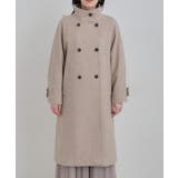 【S-LL】大人のきれいめスタイルに ウール調スタンドロングコート | SHOO・LA・RUE | 詳細画像14