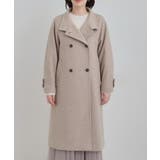 【S-LL】大人のきれいめスタイルに ウール調スタンドロングコート | SHOO・LA・RUE | 詳細画像17