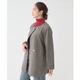 【S-LL】上品さを纏う やわらかフェイクスエード ミドル丈ブルゾン | SHOO・LA・RUE | 詳細画像10 