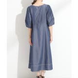 【S-LL】配色ステッチがアクセント デニムワンピース | SHOO・LA・RUE | 詳細画像11 