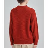 【洗濯機可/毛玉レス】配色がアクセント ダイヤ柄ゆるニット | SHOO・LA・RUE | 詳細画像23 