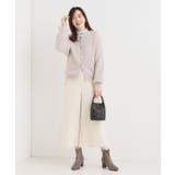 【洗濯機可】美脚見え あったか圧縮ニット ガウチョパンツ | SHOO・LA・RUE | 詳細画像15 