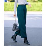 【着丈選べる】大人のきれいめスタイルに ウールフィール ワイドパンツ | SHOO・LA・RUE | 詳細画像1 