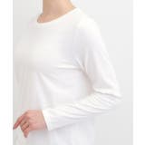 大人のフェミニンカジュアルに ラメシャギーニットベスト+ロンT | SHOO・LA・RUE | 詳細画像25