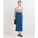 【洗濯後しわになりにくい】ポケット付き ナロースカート | SHOO・LA・RUE | 詳細画像11 