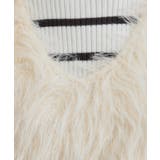 【S-LL/2点セット】着るだけでコーデが決まる フェザーベスト×リブニット | SHOO・LA・RUE | 詳細画像5 