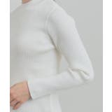 【S-LL/2点セット】着るだけでコーデが決まる フェザーベスト×リブニット | SHOO・LA・RUE | 詳細画像28 