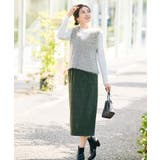 【S-LL/2点セット】着るだけでコーデが決まる フェザーベスト×リブニット | SHOO・LA・RUE | 詳細画像34 