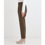 脚のラインをきれいに見せる タックテーパードパンツ | SHOO・LA・RUE | 詳細画像14