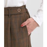 脚のラインをきれいに見せる タックテーパードパンツ | SHOO・LA・RUE | 詳細画像17