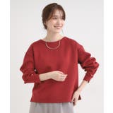 【S-LL】大人のデイリースタイルに お袖タック フェイクパール付きトップス | SHOO・LA・RUE | 詳細画像5