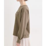 【S-LL】大人のデイリースタイルに お袖タック フェイクパール付きトップス | SHOO・LA・RUE | 詳細画像18