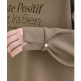 【S-LL】大人のデイリースタイルに お袖タック フェイクパール付きトップス | SHOO・LA・RUE | 詳細画像23