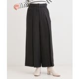 【着丈選べる/S-LL】大人のきれいめスタイルに ベルト付きワイドパンツ | SHOO・LA・RUE | 詳細画像1 